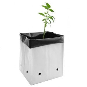 Beyaz Poşet Saksı 7.6 lt