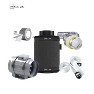 190m3 Dr.Karbon Filtre Comfort Slient Fan Set-100mm